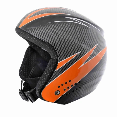 BLIZZARD-RACE ski helmet, carbon orange, size 50-52 uni Černá 50/52 cm 23/24