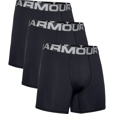 UNDER ARMOUR-UA Charged Cotton 6in 3 Pack-BLK Černá XS